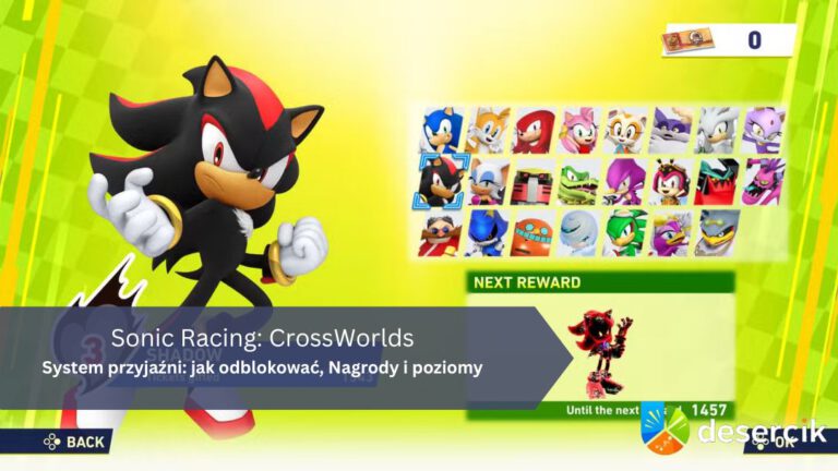 Sonic Racing: CrossWorlds – System przyjaźni: jak odblokować, Nagrody i poziomy