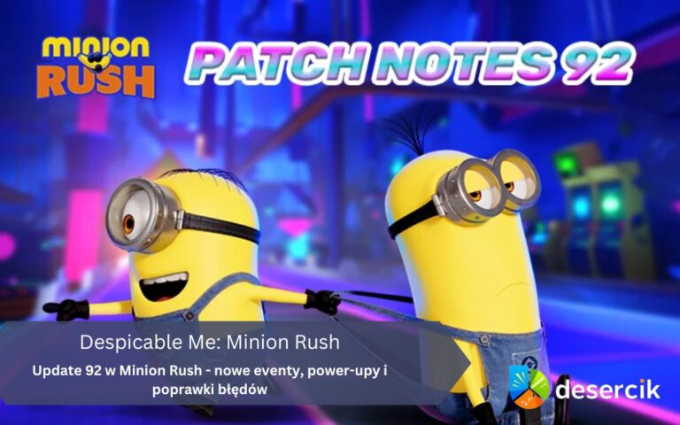 Update 92 w Minion Rush – nowe eventy, power-upy i poprawki błędów