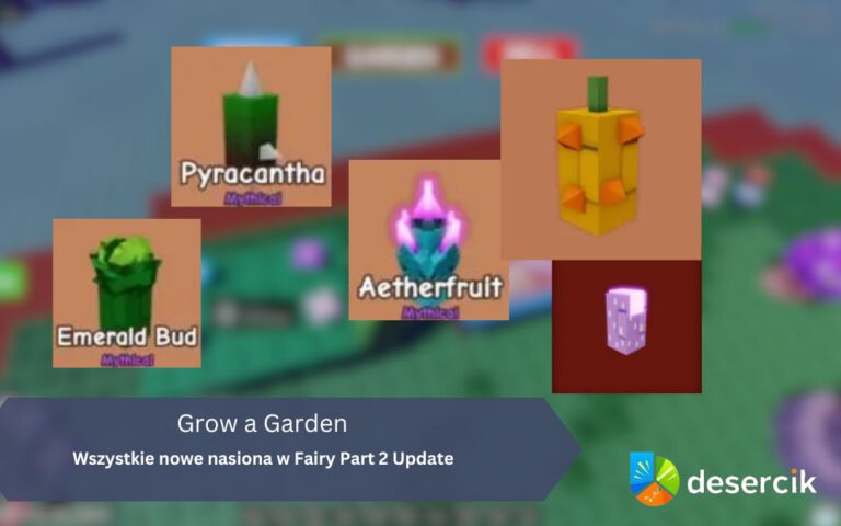 Grow a Garden: Wszystkie nowe nasiona w Fairy Part 2 Update