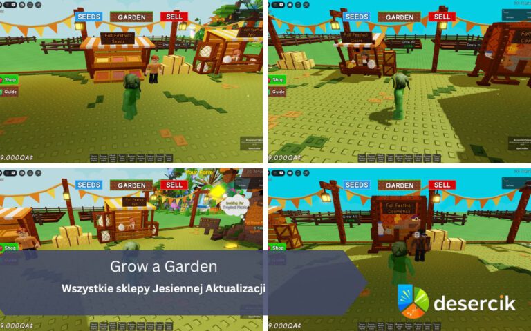 Grow a Garden: Wszystkie sklepy Jesiennej Aktualizacji