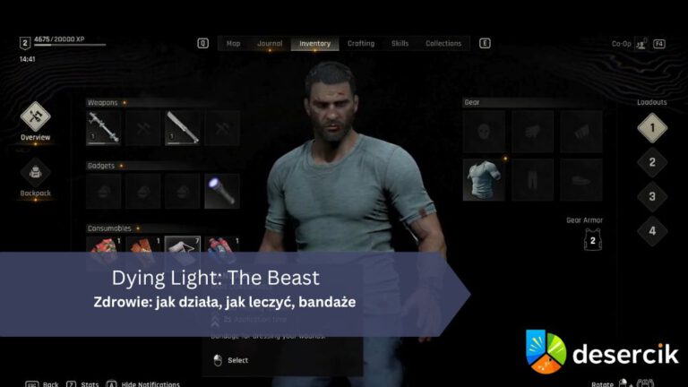 Dying Light: The Beast – Zdrowie: jak działa, jak leczyć, bandaże