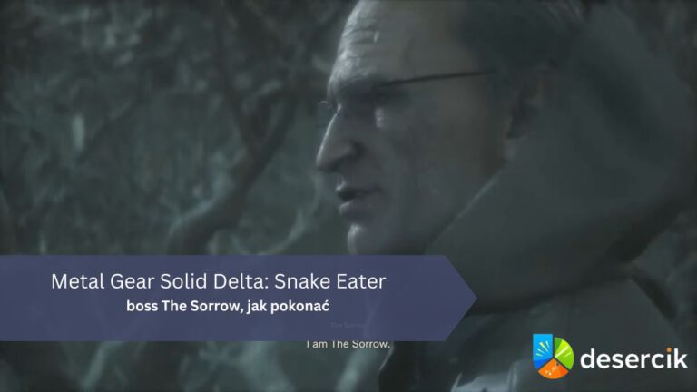 Metal Gear Solid Delta: Snake Eater – boss The Sorrow, jak pokonać