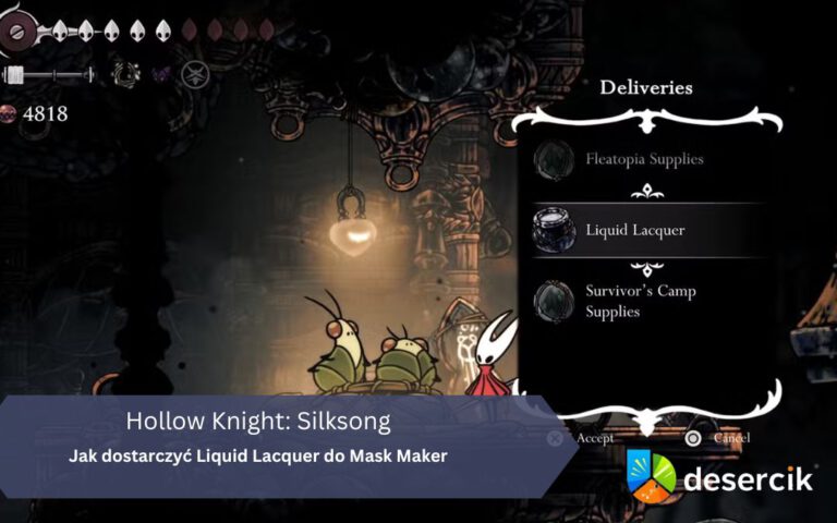 Hollow Knight: Silksong – jak dostarczyć Liquid Lacquer do Mask Maker