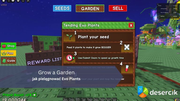 Grow a Garden – jak pielęgnować Evo Plants