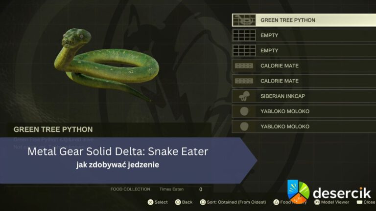 Metal Gear Solid Delta: Snake Eater – głód i zdobywanie jedzenia