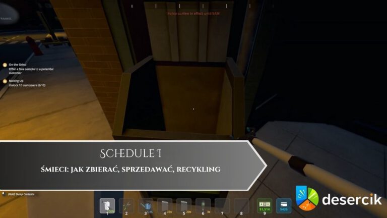 Schedule I – śmieci: jak zbierać, sprzedawać, recykling