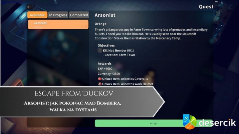 Escape From Duckov – Arsonist: jak pokonać Mad Bombera, walka na dystans