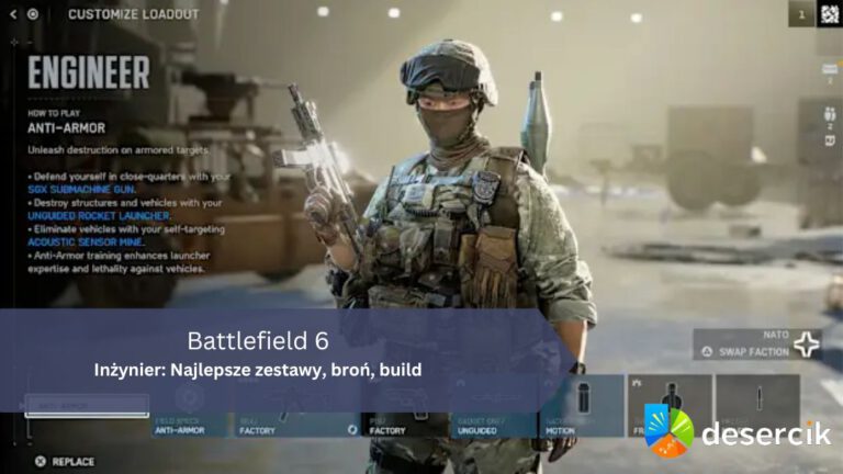Battlefield 6 – Inżynier: Najlepsze zestawy, broń, build