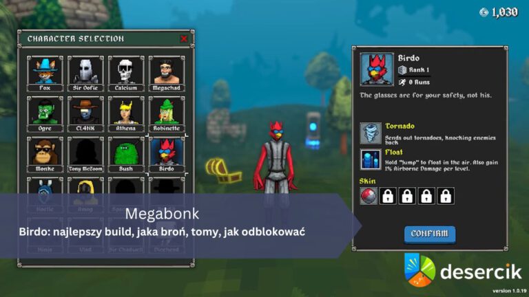 Megabonk – Birdo: najlepszy build, jaka broń, tomy, jak odblokować