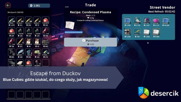 Escape from Duckov – Blue Cubes: gdzie szukać, do czego służy, jak magazynować