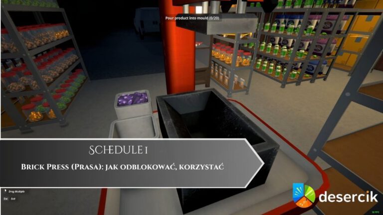 Schedule I – Brick Press (Prasa): jak odblokować, korzystać