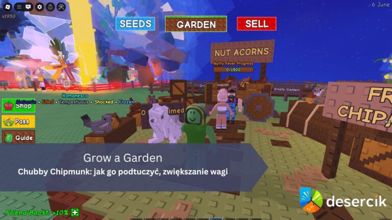 Grow a Garden – Chubby Chipmunk: jak go podtuczyć, zwiększanie wagi