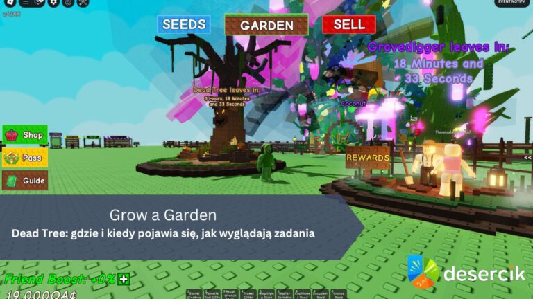 Grow a Garden – Dead Tree: gdzie i kiedy pojawia się, jak wyglądają zadania