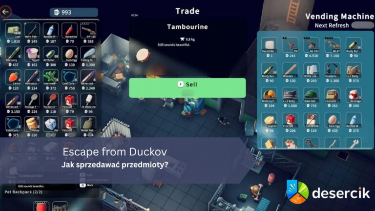 Escape from Duckov – Jak sprzedawać przedmioty?