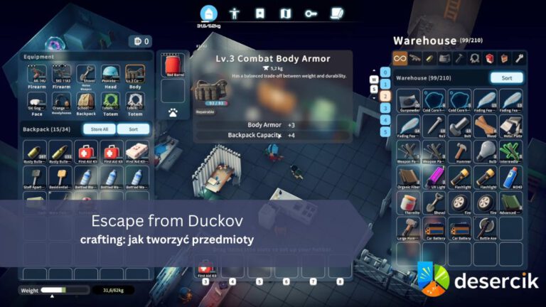 Escape from Duckov – crafting: jak tworzyć przedmioty