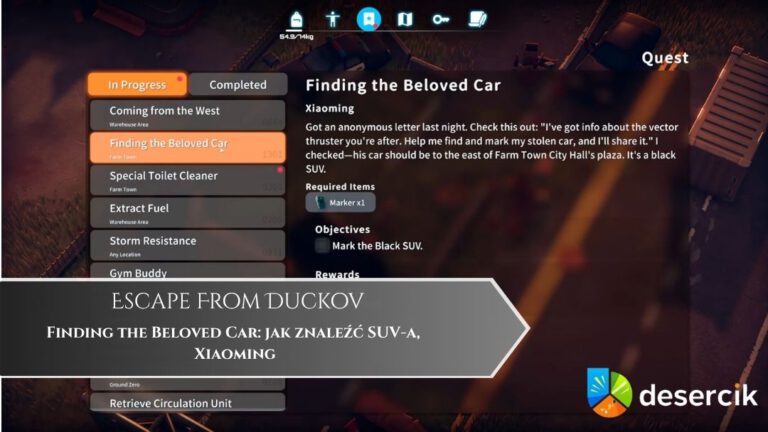 Escape From Duckov – Finding the Beloved Car: jak znaleźć SUV-a, Xiaoming