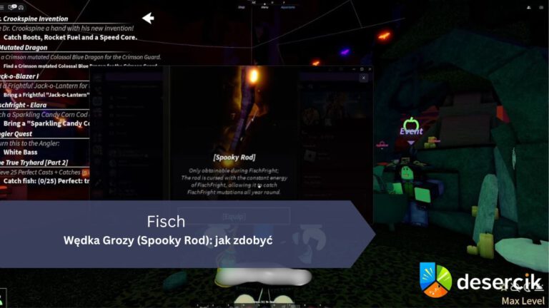 Fisch – Wędka Grozy (Spooky Rod): jak zdobyć