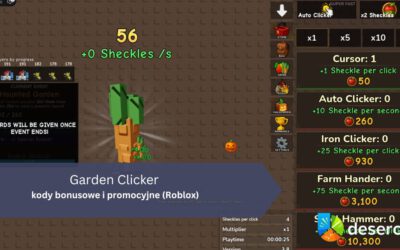 Garden Clicker – kody bonusowe i promocyjne (Roblox)