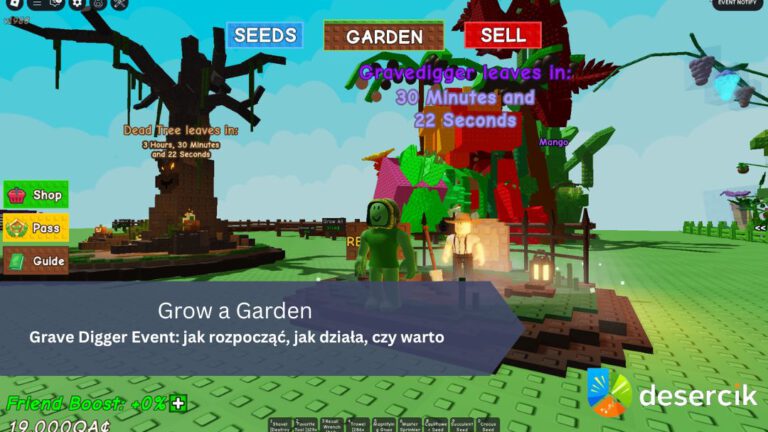 Grow a Garden – Grave Digger Event: jak rozpocząć, jak działa, czy warto