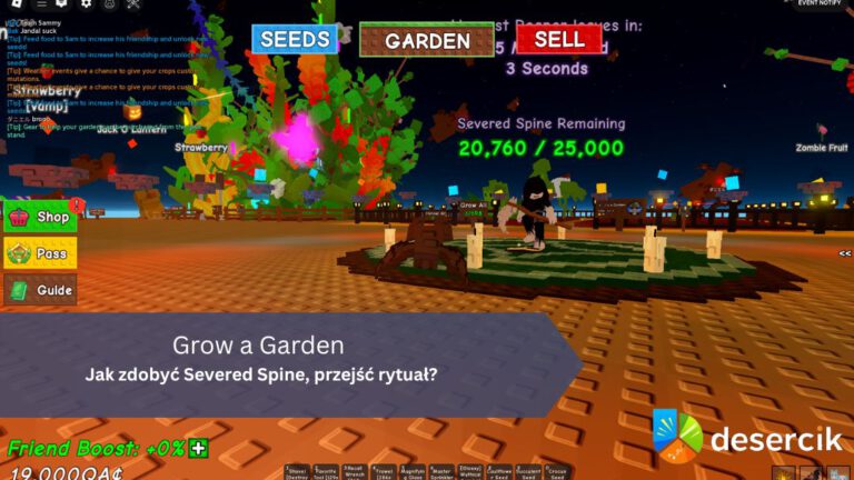 Grow a Garden – Jak zdobyć Severed Spine, przejść rytuał?