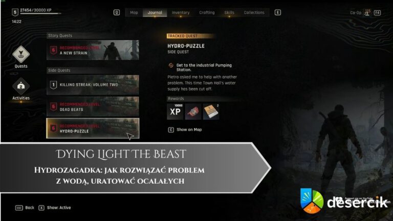 Dying Light The Beast – Hydrozagadka: jak rozwiązać problem z wodą, uratować ocalałych