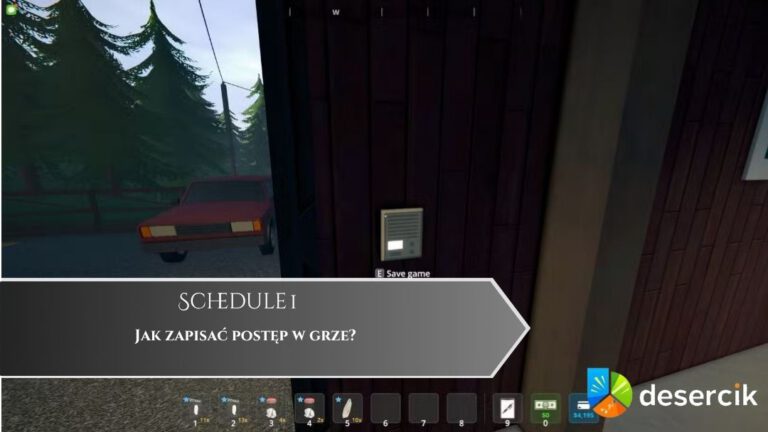 Schedule I – Jak zapisać postęp w grze?