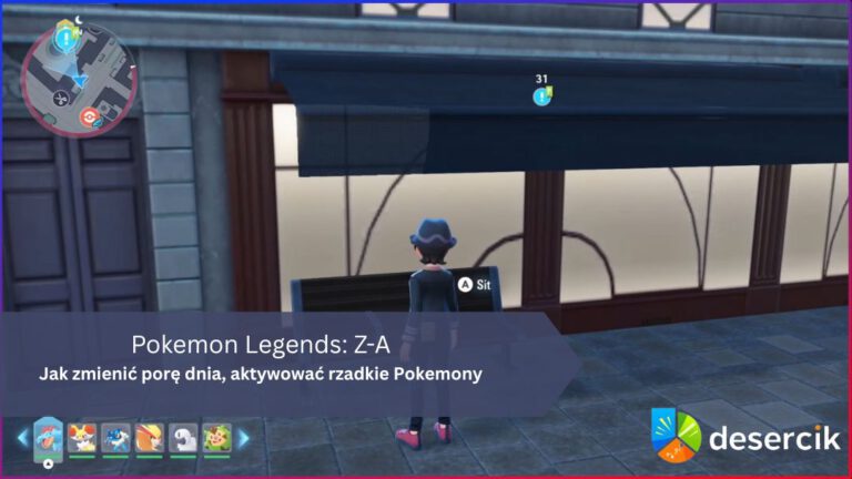 Pokemon Legends: Z-A – Jak zmienić porę dnia, aktywować rzadkie Pokemony