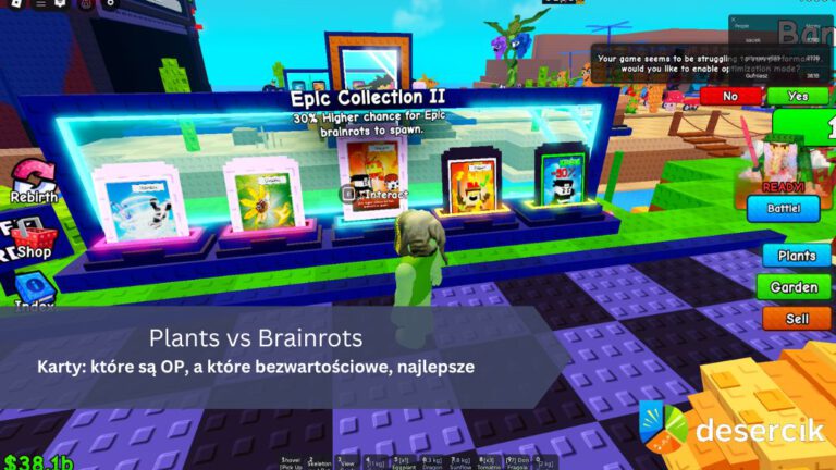 Plants vs Brainrots – Karty: które są OP, a które bezwartościowe, najlepsze