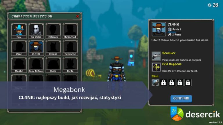 Megabonk – CL4NK: najlepszy build, jak rozwijać, statystyki