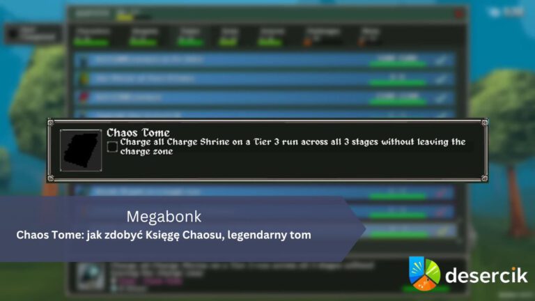 Megabonk – Chaos Tome: jak zdobyć Księgę Chaosu, legendarny tom
