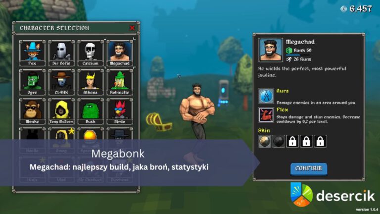 Megabonk – Megachad: najlepszy build, jaka broń, statystyki
