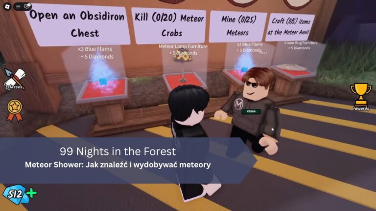 99 Nights in the Forest – Meteor Shower: Jak znaleźć i wydobywać meteory