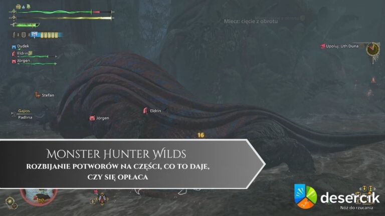Monster Hunter Wilds – rozbijanie potworów na części, co to daje, czy się opłaca