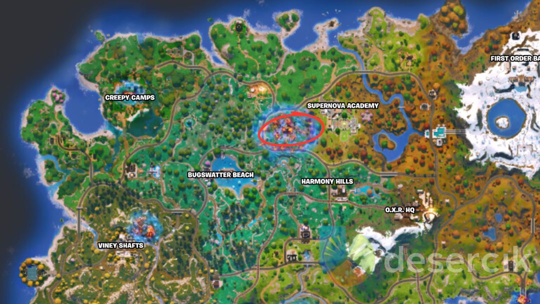 Lokalizacja: Thorny Throne (na zachód od Supernova Academy)