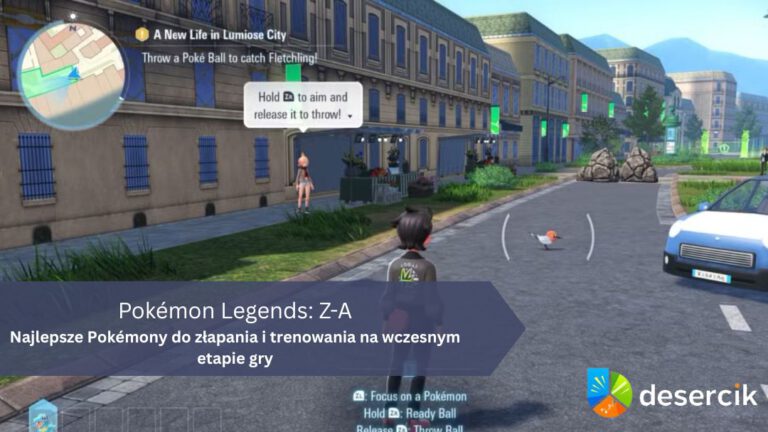 Pokémon Legends: Z-A – Najlepsze Pokémony do złapania i trenowania na wczesnym etapie gry