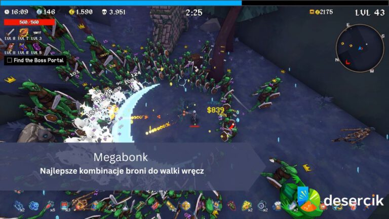 Megabonk – Najlepsze kombinacje broni do walki wręcz