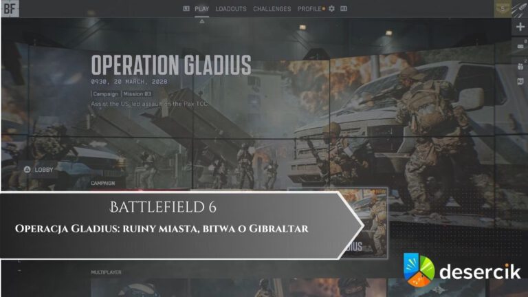 Battlefield 6 – Operacja Gladius: ruiny miasta, bitwa o Gibraltar