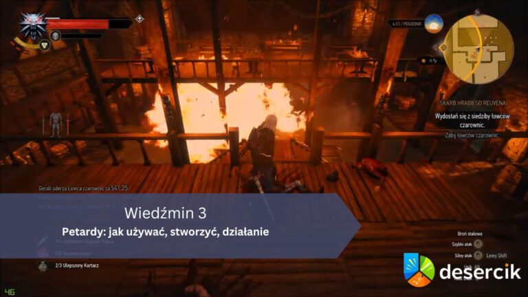 Wiedźmin 3 – Petardy: jak używać, stworzyć, działanie