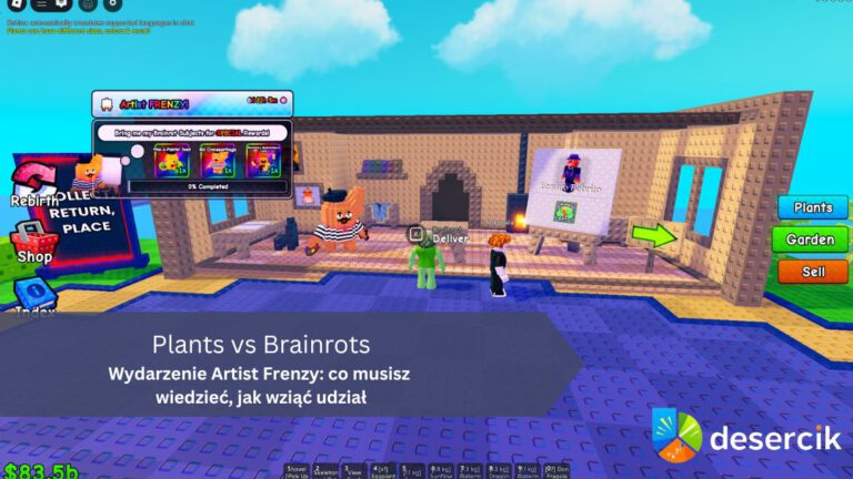 Plants vs Brainrots – Wydarzenie Artist Frenzy: co musisz wiedzieć, jak wziąć udział