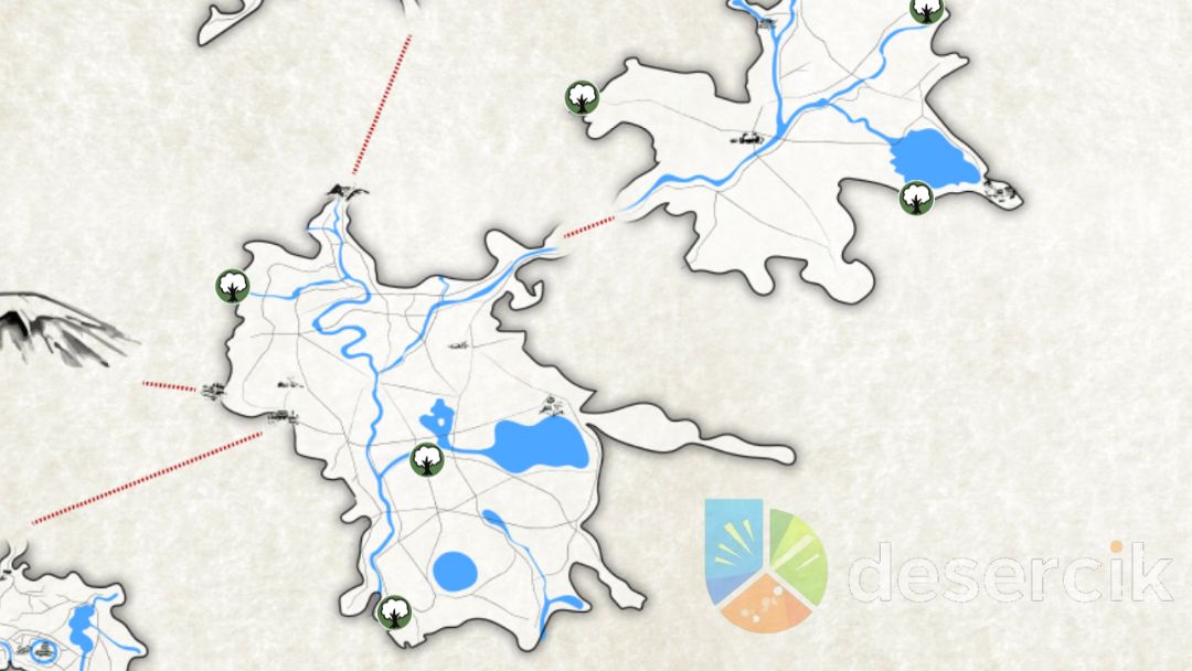 Lokalizacja wszystkich drzew