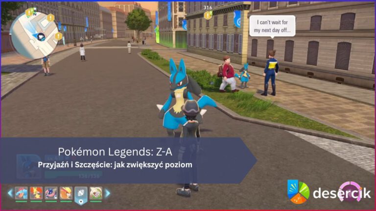 Pokémon Legends: Z-A – Przyjaźń i Szczęście: jak zwiększyć poziom