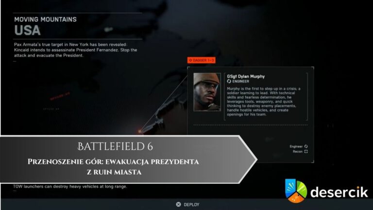 Battlefield 6 – Przenoszenie gór: ewakuacja prezydenta z ruin miasta