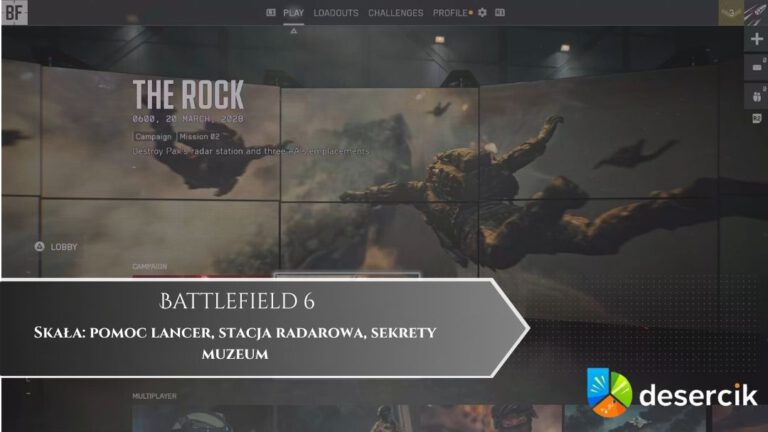 Battlefield 6 – Skała: pomoc lancer, stacja radarowa, sekrety muzeum