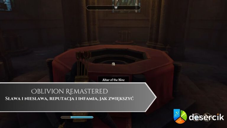 Oblivion Remastered – Sława i niesława, reputacja i infamia, jak zwiększyć