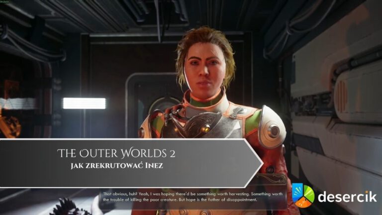 The Outer Worlds 2 – jak zrekrutować Inez?
