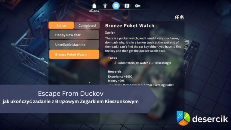 Escape From Duckov – Bronze Pocket Watch: jak znaleźć zegarek, właz do kanału