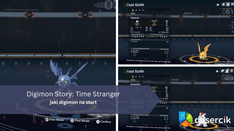 Digimon Story: Time Stranger – jaki digimon na start