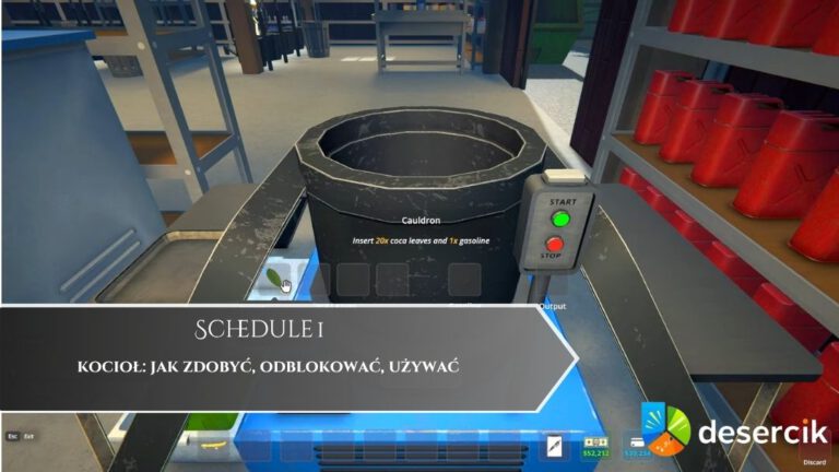 Schedule I – kocioł: jak zdobyć, odblokować, używać