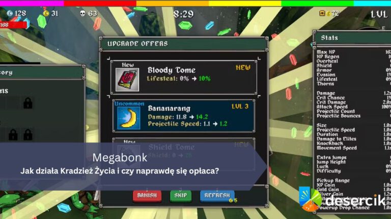 Megabonk: Jak działa Kradzież Życia i czy naprawdę się opłaca?