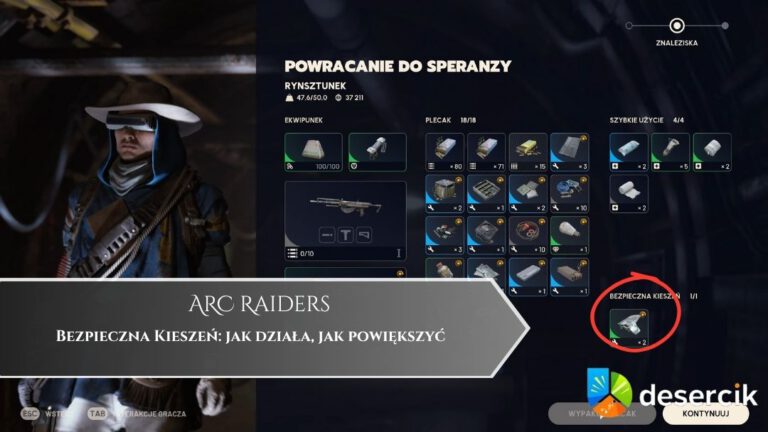 ARC Raiders – Bezpieczna Kieszeń: jak działa, jak powiększyć, dodatkowe sloty